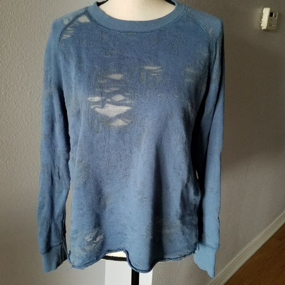 IRO Jeans Fun Unique Distressed Sweater! - Picture 3 of 12